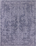 Grey Persian Tabriz Handmade Wool & Silk Rug - 7' 10" X 10' 0" - Golden Nile