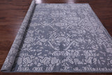Grey Persian Tabriz Handmade Wool & Silk Rug - 7' 10" X 10' 0" - Golden Nile