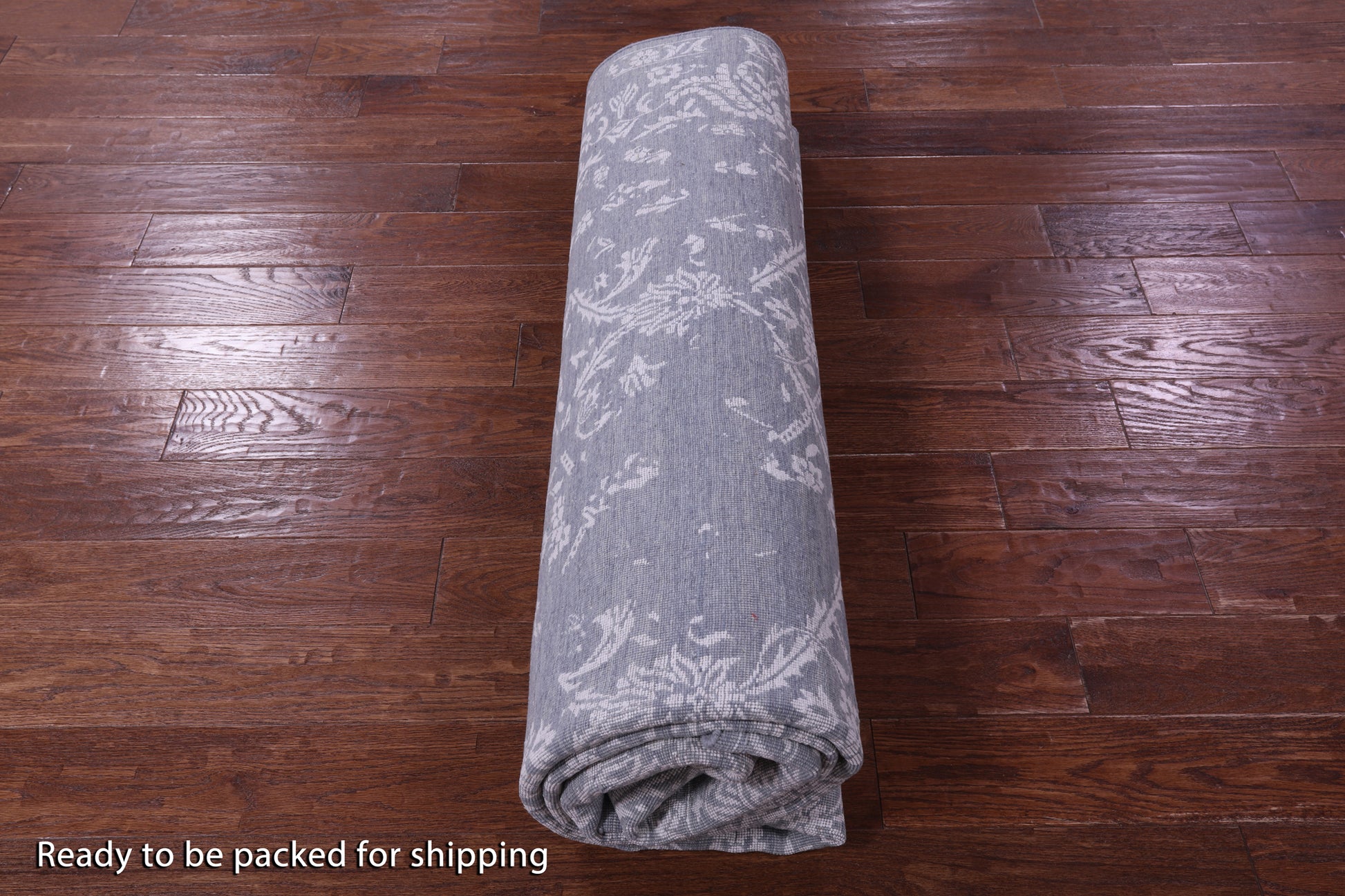 Grey Persian Tabriz Handmade Wool & Silk Rug - 7' 10" X 10' 0" - Golden Nile