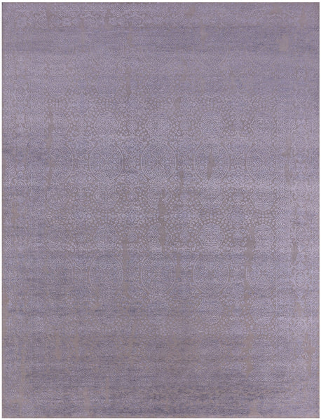 Persian Hand Knotted Wool & Silk Rug - 7' 10" X 10' 2" - Golden Nile
