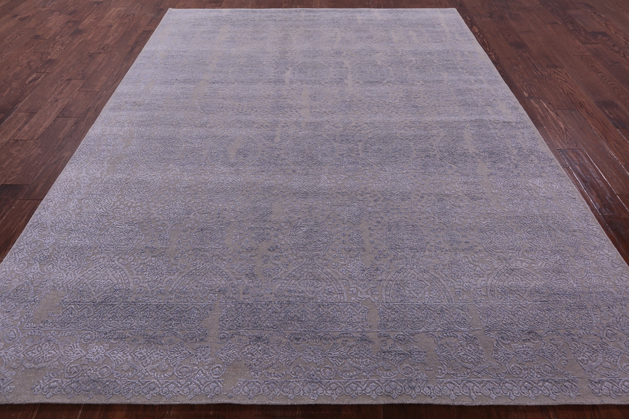 Persian Hand Knotted Wool & Silk Rug - 7' 10" X 10' 2" - Golden Nile