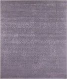 Grey Persian Tabriz Hand Knotted Wool & Silk Rug - 8' 0" X 9' 11" - Golden Nile