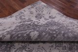 Grey Persian Fine Serapi Hand Knotted Wool Rug - 8' 0" X 9' 10" - Golden Nile