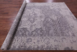 Grey Persian Fine Serapi Hand Knotted Wool Rug - 8' 0" X 9' 10" - Golden Nile