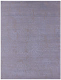 Contemporary Hand Knotted Wool & Silk Rug - 7' 9" X 10' 0" - Golden Nile