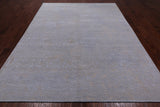 SUPER SALE Contemporary Hand Knotted Wool & Silk Rug - 7' 9" X 10' 0"