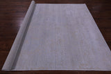 Contemporary Hand Knotted Wool & Silk Rug - 7' 9" X 10' 0" - Golden Nile