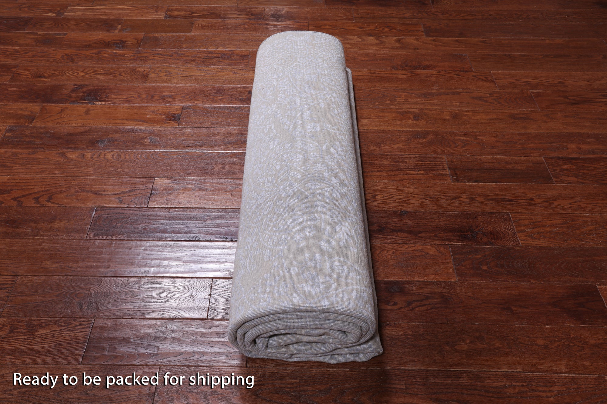 SUPER SALE Contemporary Hand Knotted Wool & Silk Rug - 7' 9" X 10' 0"
