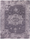 Grey Persian Fine Serapi Hand Knotted Wool Rug - 7' 11" X 10' 1" - Golden Nile