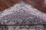 Grey Persian Fine Serapi Hand Knotted Wool Rug - 7' 11" X 10' 1" - Golden Nile
