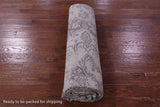 Grey Persian Fine Serapi Hand Knotted Wool Rug - 7' 11" X 10' 1" - Golden Nile