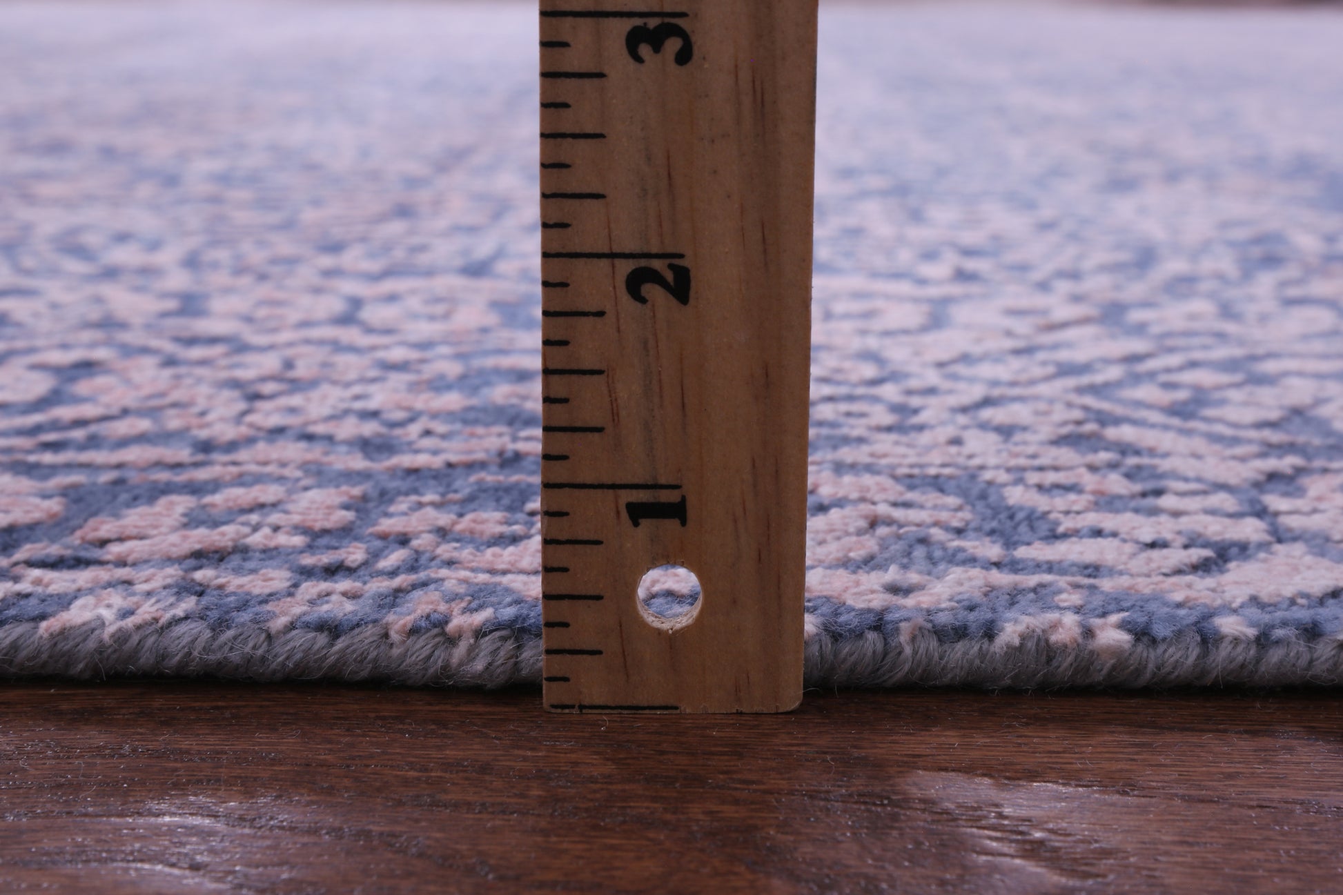Blue Contemporary Hand Knotted Wool & Silk Rug - 7' 8" X 9' 11" - Golden Nile
