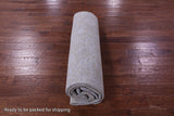 Grey Persian Fine Serapi Hand Knotted Wool & Silk Rug - 8' 1" X 10' 2" - Golden Nile