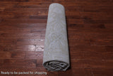 Grey Persian Fine Serapi Hand Knotted Wool & Silk Rug - 8' 1" X 10' 2"