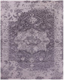 Grey Persian Fine Serapi Hand Knotted Wool Rug - 8' 0" X 10' 1" - Golden Nile
