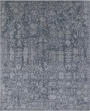 Grey Persian Tabriz Handmade Wool & Silk Rug - 8' 0" X 10' 0"