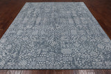 Grey Persian Tabriz Handmade Wool & Silk Rug - 8' 0" X 10' 0"