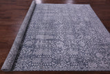 Grey Persian Tabriz Handmade Wool & Silk Rug - 8' 0" X 10' 0" - Golden Nile