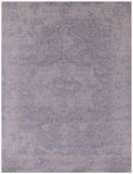Silver Persian Fine Serapi Hand Knotted Wool Rug - 7' 9" X 10' 0" - Golden Nile