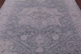 Silver Persian Fine Serapi Hand Knotted Wool Rug - 7' 9" X 10' 0" - Golden Nile