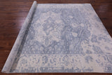 Grey Persian Fine Serapi Handmade Wool Rug - 7' 10" X 9' 11" - Golden Nile