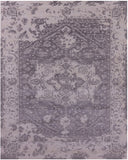 Grey Persian Fine Serapi Handmade Wool Rug - 7' 10" X 9' 8" - Golden Nile