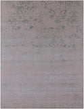Ivory Persian Tabriz Hand Knotted Wool & Silk Rug - 7' 9" X 10' 2" - Golden Nile