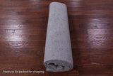 Light Green Persian Tabriz Hand Knotted Wool & Silk Rug - 8' 0" X 9' 11" - Golden Nile