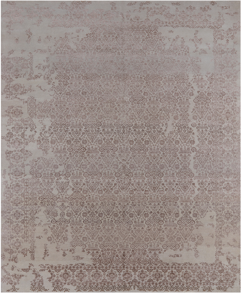 Persian Tabriz Hand Knotted Wool & Silk Rug - 8' 1" X 9' 10"