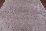 Persian Tabriz Hand Knotted Wool & Silk Rug - 8' 1" X 9' 10" - Golden Nile
