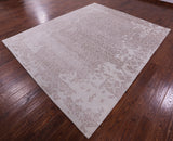 Persian Tabriz Hand Knotted Wool & Silk Rug - 8' 1" X 9' 10" - Golden Nile