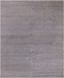 Grey Persian Hand Knotted Wool & Silk Rug - 8' 1" X 9' 11"