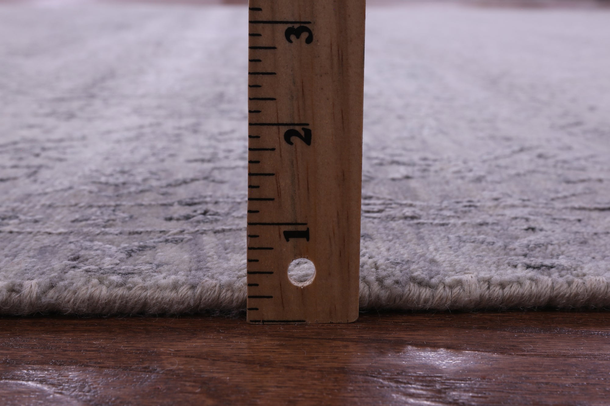 Grey Persian Hand Knotted Wool & Silk Rug - 8' 1" X 9' 11" - Golden Nile
