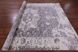 Grey Persian Fine Serapi Hand Knotted Wool Rug - 7' 10" X 10' 5" - Golden Nile