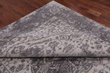 Ivory Persian Fine Serapi Hand Knotted Wool Rug - 7' 11" X 9' 7"
