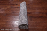 Ivory Persian Fine Serapi Hand Knotted Wool Rug - 7' 11" X 9' 7"