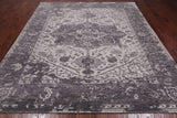 Ivory Persian Fine Serapi Hand Knotted Wool Rug - 7' 11" X 9' 7"