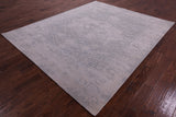 Grey Persian Fine Serapi Handmade Wool Rug - 7' 9" X 9' 7" - Golden Nile