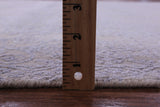 Grey Contemporary Handmade Wool & Silk Rug - 7' 10" X 9' 11" - Golden Nile