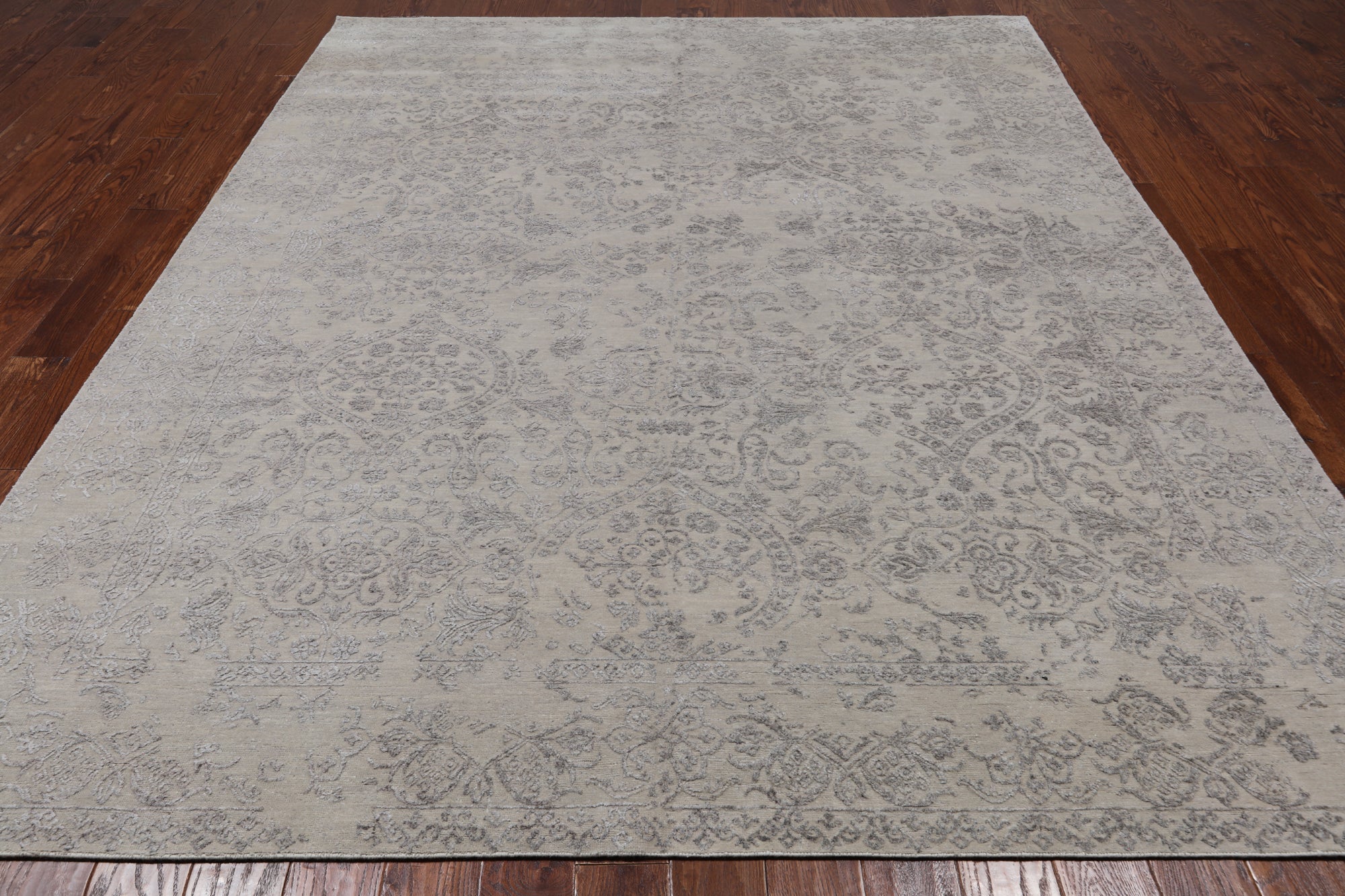 SUPER SALE Persian Tabriz Handmade Wool & Silk Rug - 7' 11" X 9' 10"