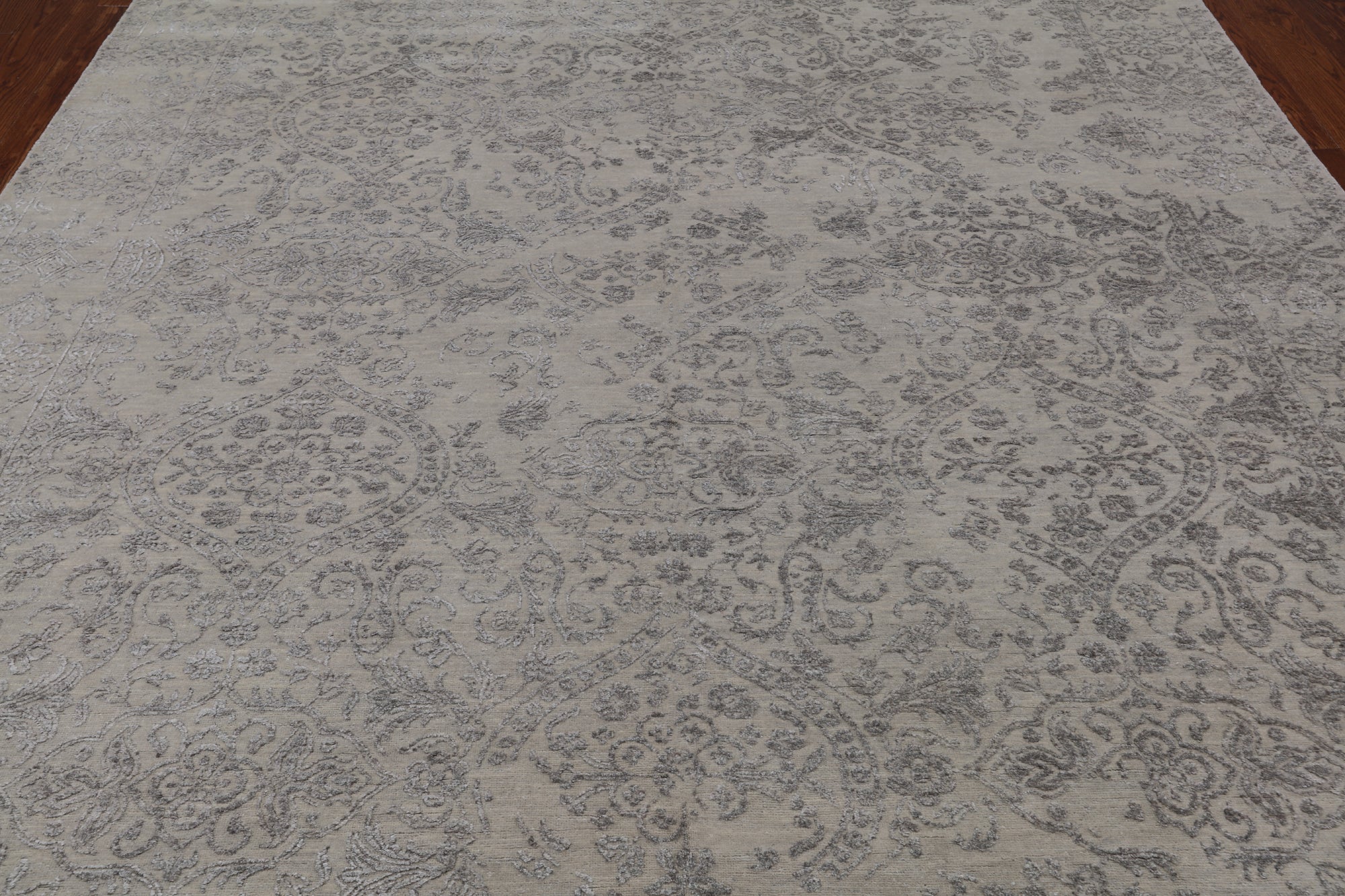 SUPER SALE Persian Tabriz Handmade Wool & Silk Rug - 7' 11" X 9' 10"