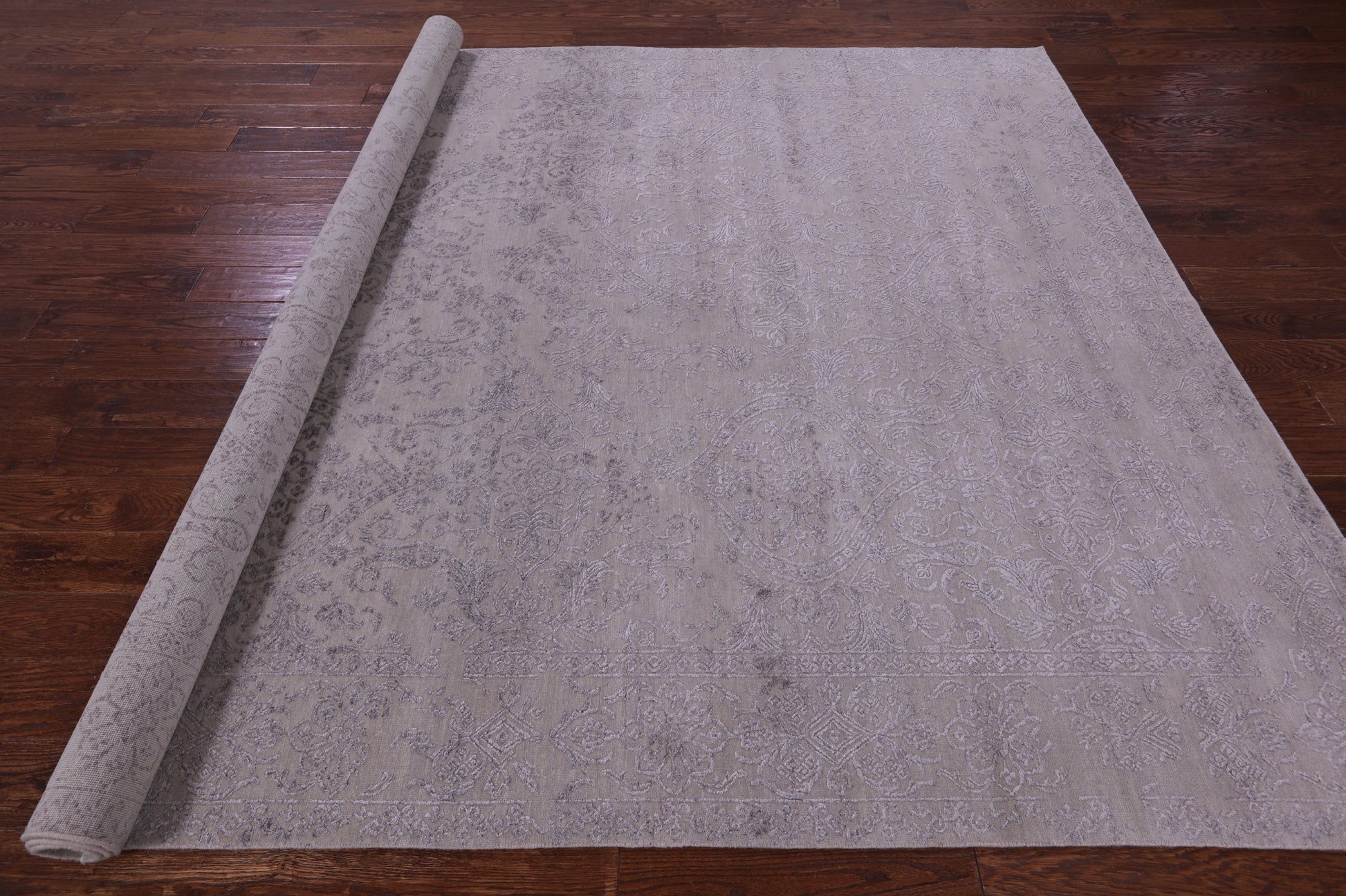 Persian Tabriz Handmade Wool & Silk Rug - 7' 11" X 9' 10" - Golden Nile