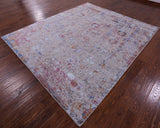 Persian Tabriz Handmade Wool & Silk Rug - 8' 0" X 9' 8" - Golden Nile