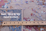Persian Tabriz Handmade Wool & Silk Rug - 8' 0" X 9' 8" - Golden Nile