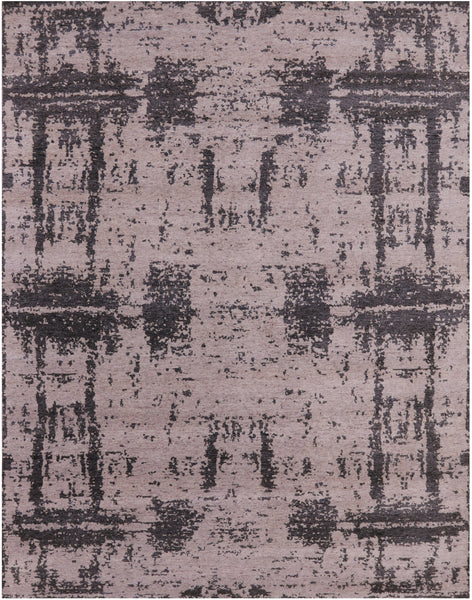 Contemporary Hand Knotted Wool Rug - 8' 0" X 10' 3" - Golden Nile