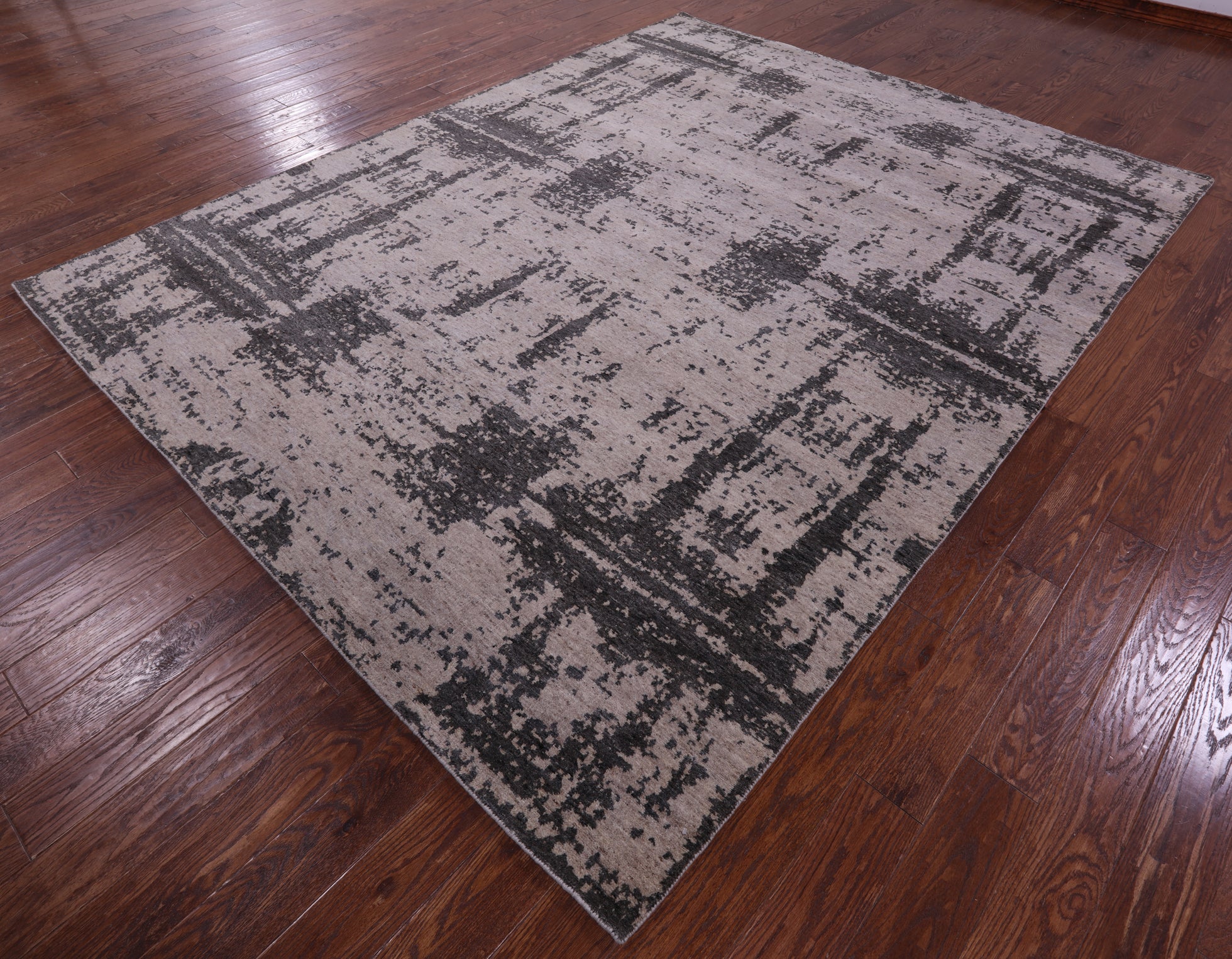 Contemporary Hand Knotted Wool Rug - 8' 0" X 10' 3" - Golden Nile