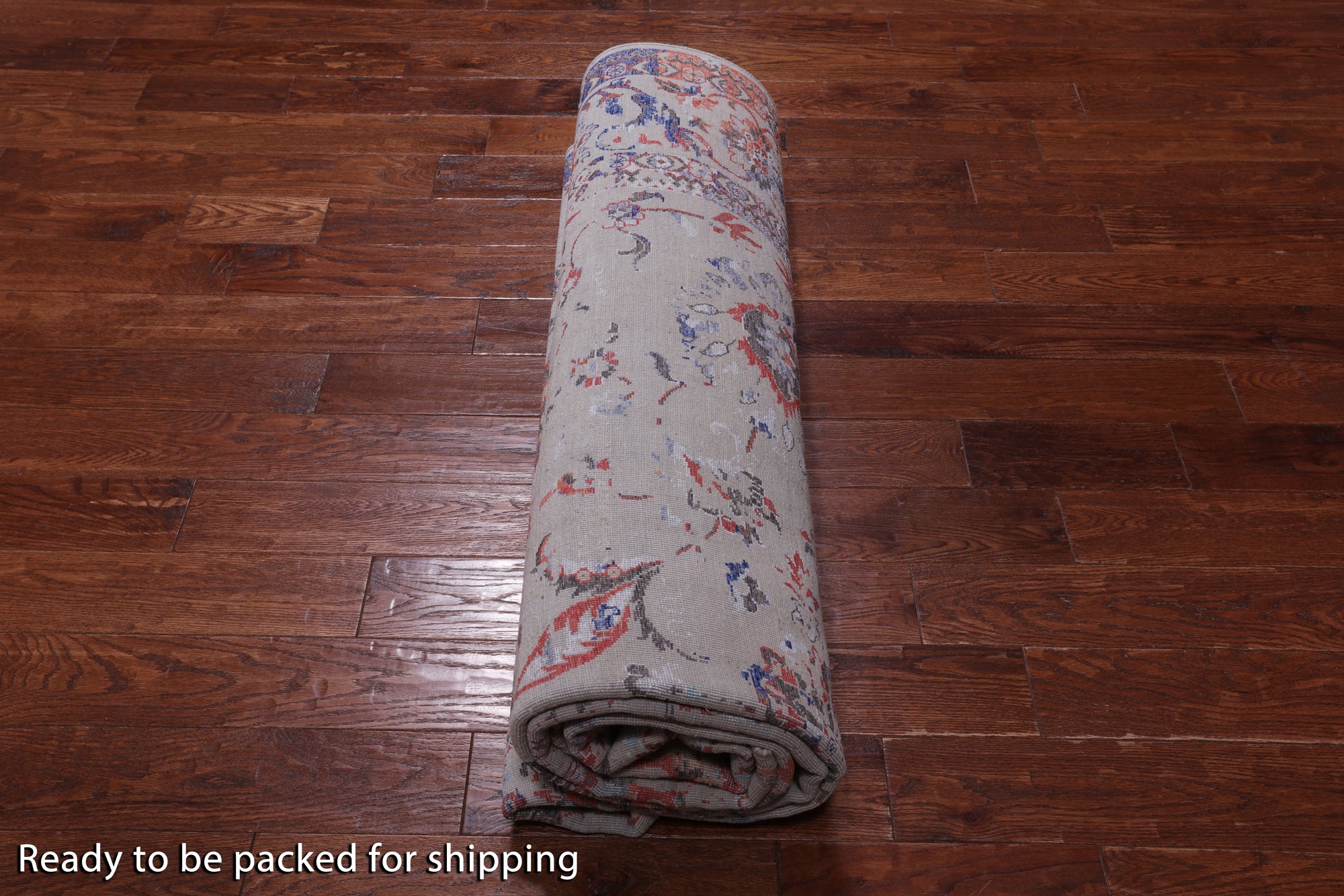 Persian Tabriz Hand Knotted Wool & Silk Rug - 7' 11" X 11' 1"