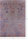 Persian Tabriz Hand Knotted Wool & Silk Rug - 7' 11" X 11' 1" - Golden Nile