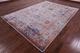 Persian Tabriz Hand Knotted Wool & Silk Rug - 7' 11" X 11' 1" - Golden Nile