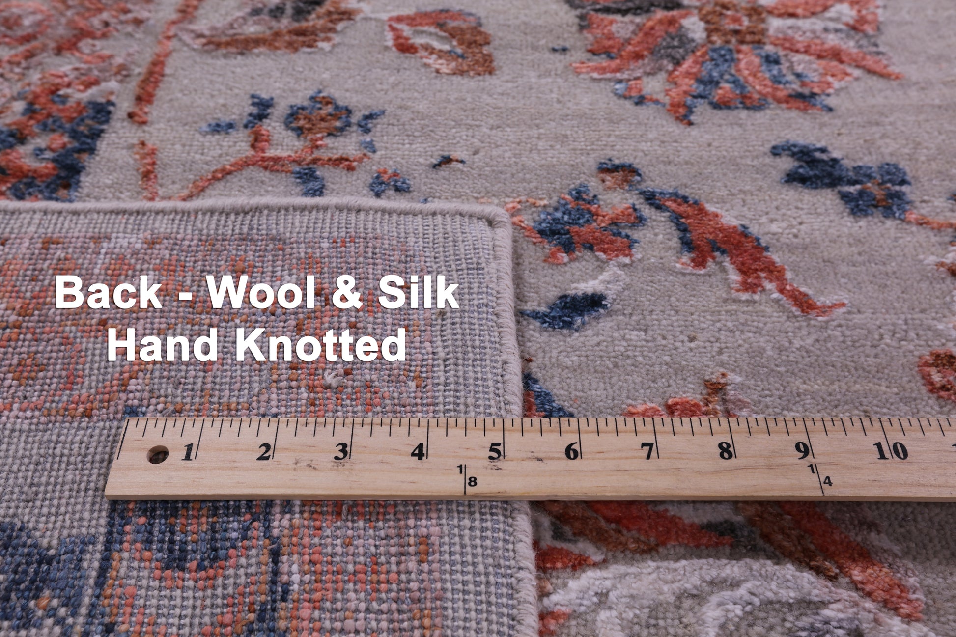 Persian Tabriz Hand Knotted Wool & Silk Rug - 7' 10" X 11' 4" - Golden Nile